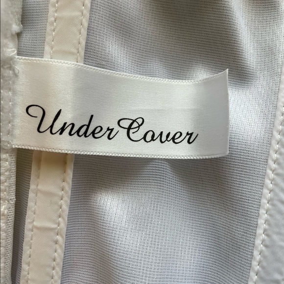 Under cover womens white Strapless Overbust Boned Corset Bustier - Picture 9 of 12